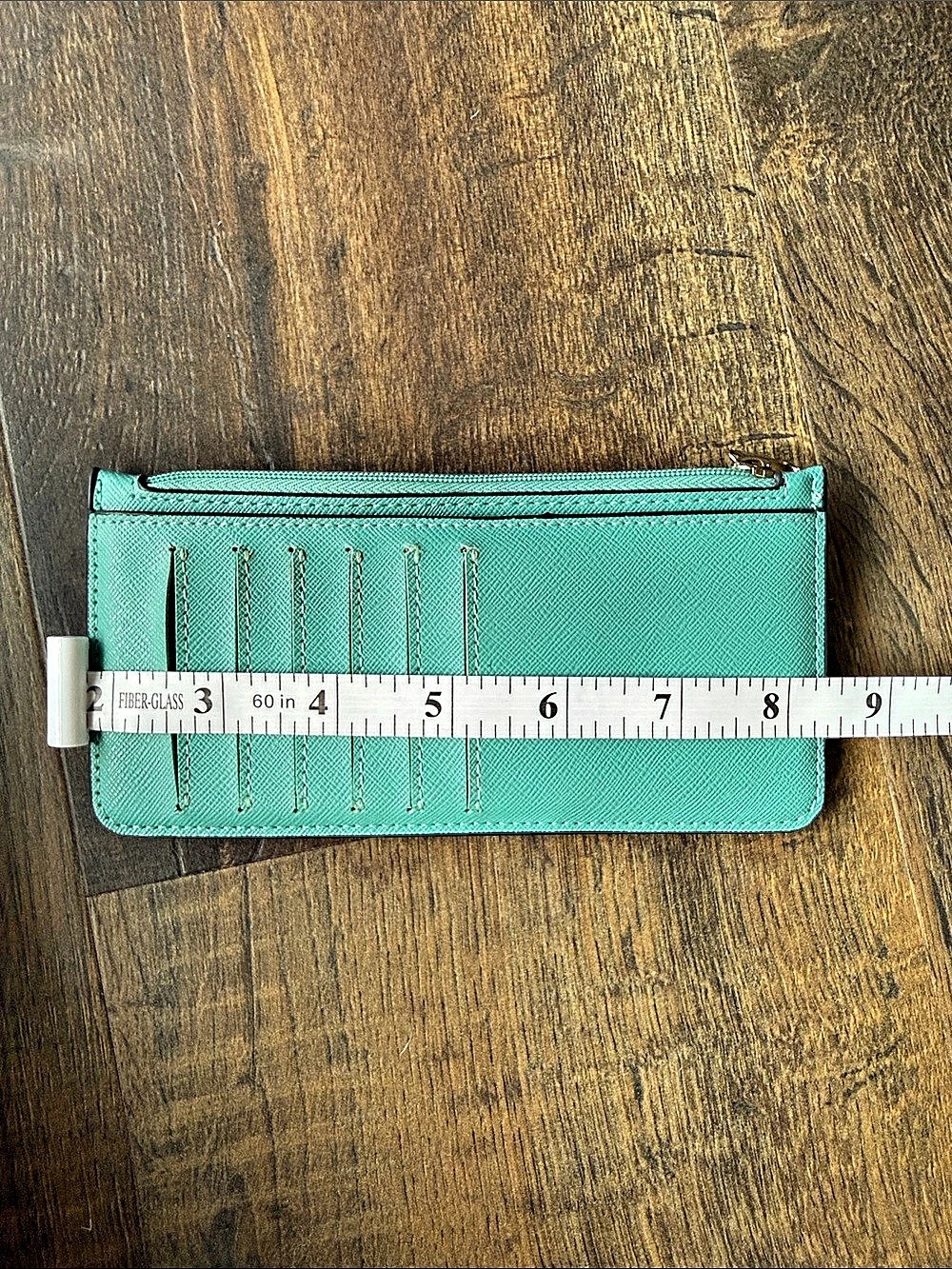 Blue Zip Wallet - Picture 4 of 5